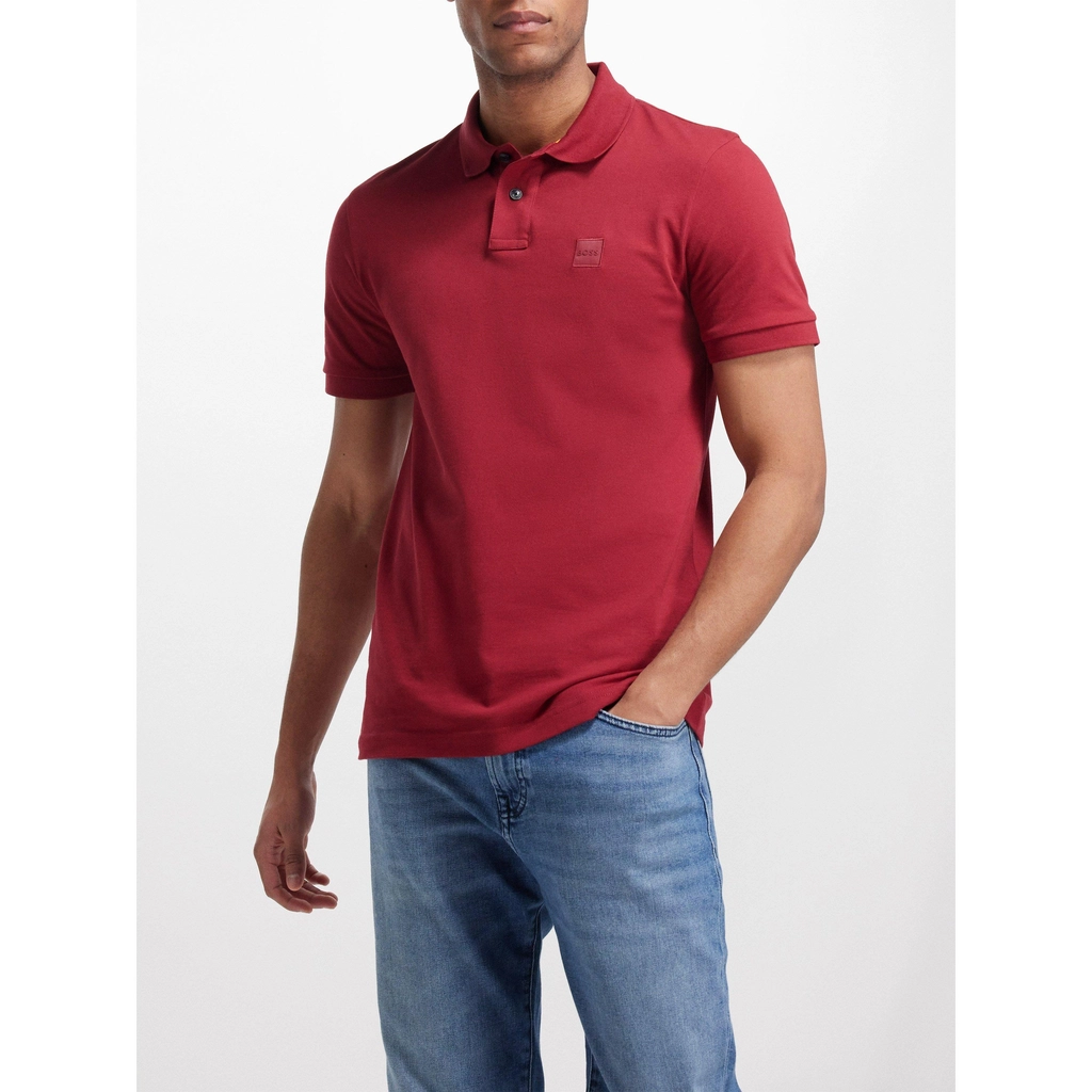 Hugo Boss Passenger Piqué Polo Top - Open Red 647